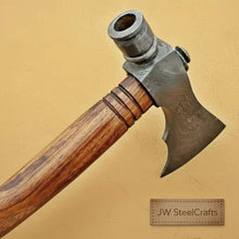 Load image into Gallery viewer, Beautiful handmade Damascus steel Smoking Axe "Unique Axe"Limited Edition