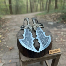 Load image into Gallery viewer, Twin Chaos Replica Inspired Crescent Edge Decorative Sharp Display Pair
