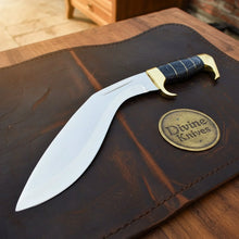 Load image into Gallery viewer, Extreme Duty Jungle Kukri with Brass Fittings and Dark Handle