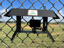 Load image into Gallery viewer, Powder Coated Game Frame - The Ultimate Cell Phone, GoPro or Mevo Action Camera Fence Mount for Chain Link Fence (Softball, Baseball, Tennis) Made In USA