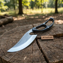 Load image into Gallery viewer, Recurve Utility Knife Fixed Blade Knife Micarta Handle