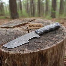 Load image into Gallery viewer, Premium Damascus Tracker Fixed Blade Knife Full Tang Durable EDC Blade
