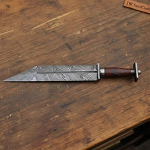 Load image into Gallery viewer, Viking Bearded Axe and Seax Knife Set | Bushcraft Wood Cutting