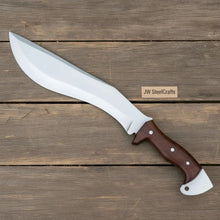 Load image into Gallery viewer, Handmade Gurkha Kukri Knife - Wooden Handle &amp; Curved Blade for Outdoor &amp; Survival Use