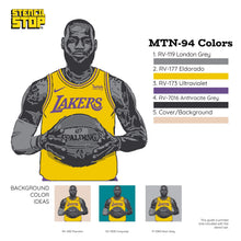 Load image into Gallery viewer, Lebron James "Patterned" Layered Stencil Set