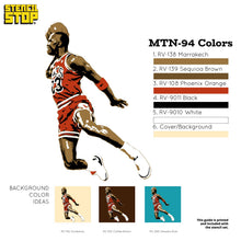Load image into Gallery viewer, Michael Jordan "Dunk Contest" Layered Stencil Set