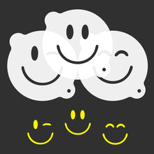 Load image into Gallery viewer, Smiley Face Coffee Stencils