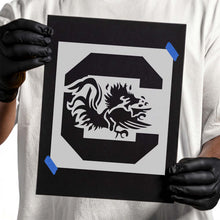 Load image into Gallery viewer, South Carolina Gamecocks Logo Stencil