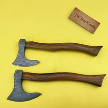 Load image into Gallery viewer, Set of Two Bearded Axes 20 Inch Curved Handles