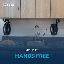 Load image into Gallery viewer, GRABO VersaMount Hands Free Wall Shelf Mount for Vacuum Gripsters