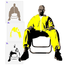 Load image into Gallery viewer, Walter White Breaking Bad 3 Layer Stencil Set