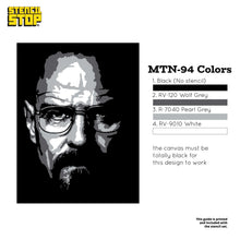 Load image into Gallery viewer, Walter White “Into Darkness” Layered Stencil Set