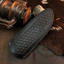 Load image into Gallery viewer, Emberwave Ridge™ Damascus Hunting Knife – Full Tang Resin Handle