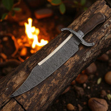 Load image into Gallery viewer, Handmade Alamo Musso Bowie Knife Damascus Steel