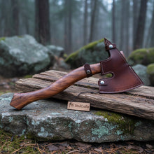 Load image into Gallery viewer, Axe Damascus Steel Axe Viking Axe Hatchet Axe Bearded Axe Tomahawk