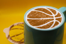Load image into Gallery viewer, Basketball Coffee Stencil