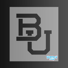 Load image into Gallery viewer, Baylor Bears BU Logo Stencil