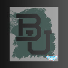 Load image into Gallery viewer, Baylor Bears BU Logo Stencil
