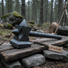 Load image into Gallery viewer, BLACKSMITH Custom Handmade - 12.Inches Beautiful Full Damascus Hammer MB-0024