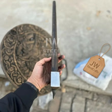 Load image into Gallery viewer, Handcrafted Viking Shield and Engraved Axe Set with Raven Motif and Norse Knotwork