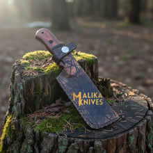 Load image into Gallery viewer, D2 Hunting Knife Blue Creek | Leather Sheath