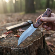Load image into Gallery viewer, D2 Hunting Knife Blue Creek | Leather Sheath