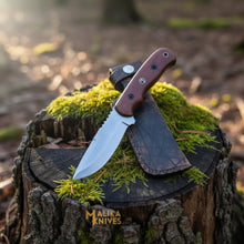 Load image into Gallery viewer, D2 Hunting Knife Blue Creek | Leather Sheath
