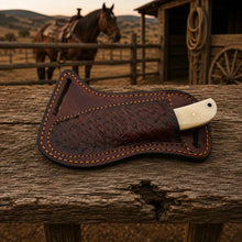 Load image into Gallery viewer, Bonewarden D2 Steel Bone Handle Cowboy Skinner Knife