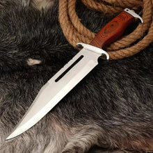 Load image into Gallery viewer, Rambo Bowie Knife D2 Steel Blade - Collectible
