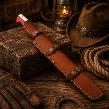 Load image into Gallery viewer, Brisket Chef Knife – D2 Steel Blade Texas Flag Handle