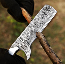 Load image into Gallery viewer, Damascus Bull Cutter Knife VG10 Cowboy Ranch Knife
