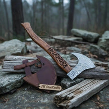 Load image into Gallery viewer, Handmade Damascus Steel Tomahawk Axe