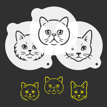 Load image into Gallery viewer, Cat Coffee Stencils