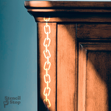 Load image into Gallery viewer, Chain Link Trim Stencil