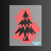 Load image into Gallery viewer, Simple Christmas Tree Stencil
