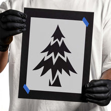 Load image into Gallery viewer, Simple Christmas Tree Stencil