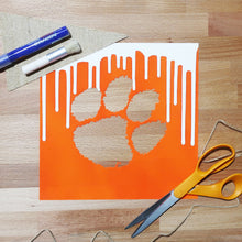 Load image into Gallery viewer, Clemson Tigers Paw Logo Stencil