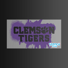 Load image into Gallery viewer, Clemson Tigers Text Stencil