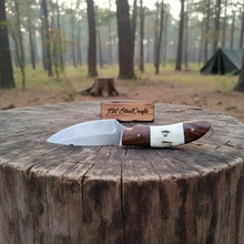 Load image into Gallery viewer, Handmade Skinner Knife Deer Horn Handle Fixed Blade Hunting Knife