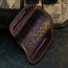 Load image into Gallery viewer, Damascus Folding Pocket Knife with Resin Handle | Handmade Hunting Knife