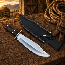 Load image into Gallery viewer, Condor Undertaker Bowie Knife Stainless Steel Walnut Handle