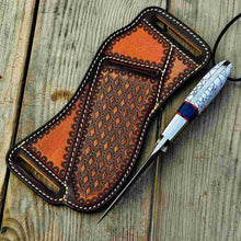 Load image into Gallery viewer, Western Style Cowboy Knife Turquoise Handle