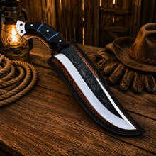 Load image into Gallery viewer, Custom Hunting Knife D2 Steel Cowboy Style Fixed Blade Knife
