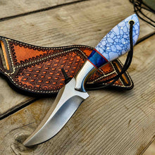 Load image into Gallery viewer, Western Style Cowboy Knife Turquoise Handle