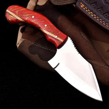 Load image into Gallery viewer, Pinecone Handle Fixed Blade Knife – 4” Stainless Steel Blade | JW SteelCrafts