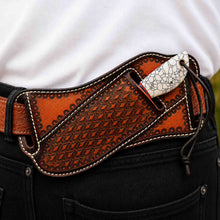 Load image into Gallery viewer, Western Style Cowboy Knife Turquoise Handle
