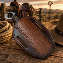 Load image into Gallery viewer, Ironwood Ranch Bull Cutter Knife in D2 Rasp Steel