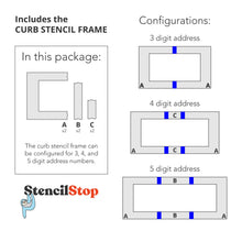 Load image into Gallery viewer, Curb Stencil Kit For Address Painting