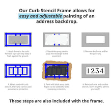 Load image into Gallery viewer, Curb Stencil Kit For Address Painting