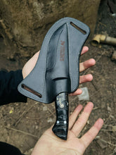 Load image into Gallery viewer, Fixed Blade Hunting Knife – Walnut Wood / Ram Horn Handle Options